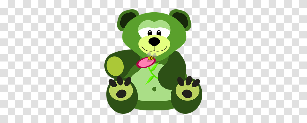 Teddy Bear Animals, Toy, Green, Wildlife Transparent Png
