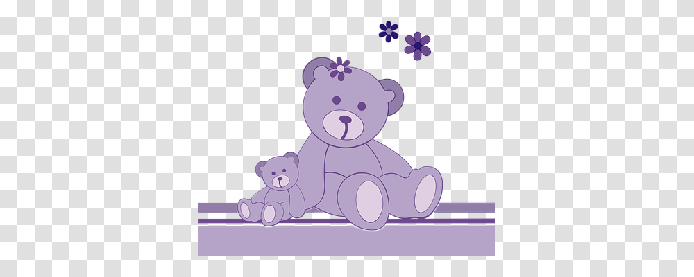 Teddy Bear Emotion, Toy, Plush, Purple Transparent Png