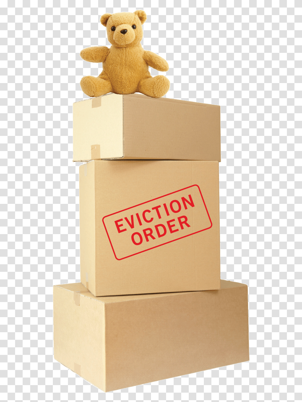 Teddy Bear, Box, Cardboard, Toy, Carton Transparent Png