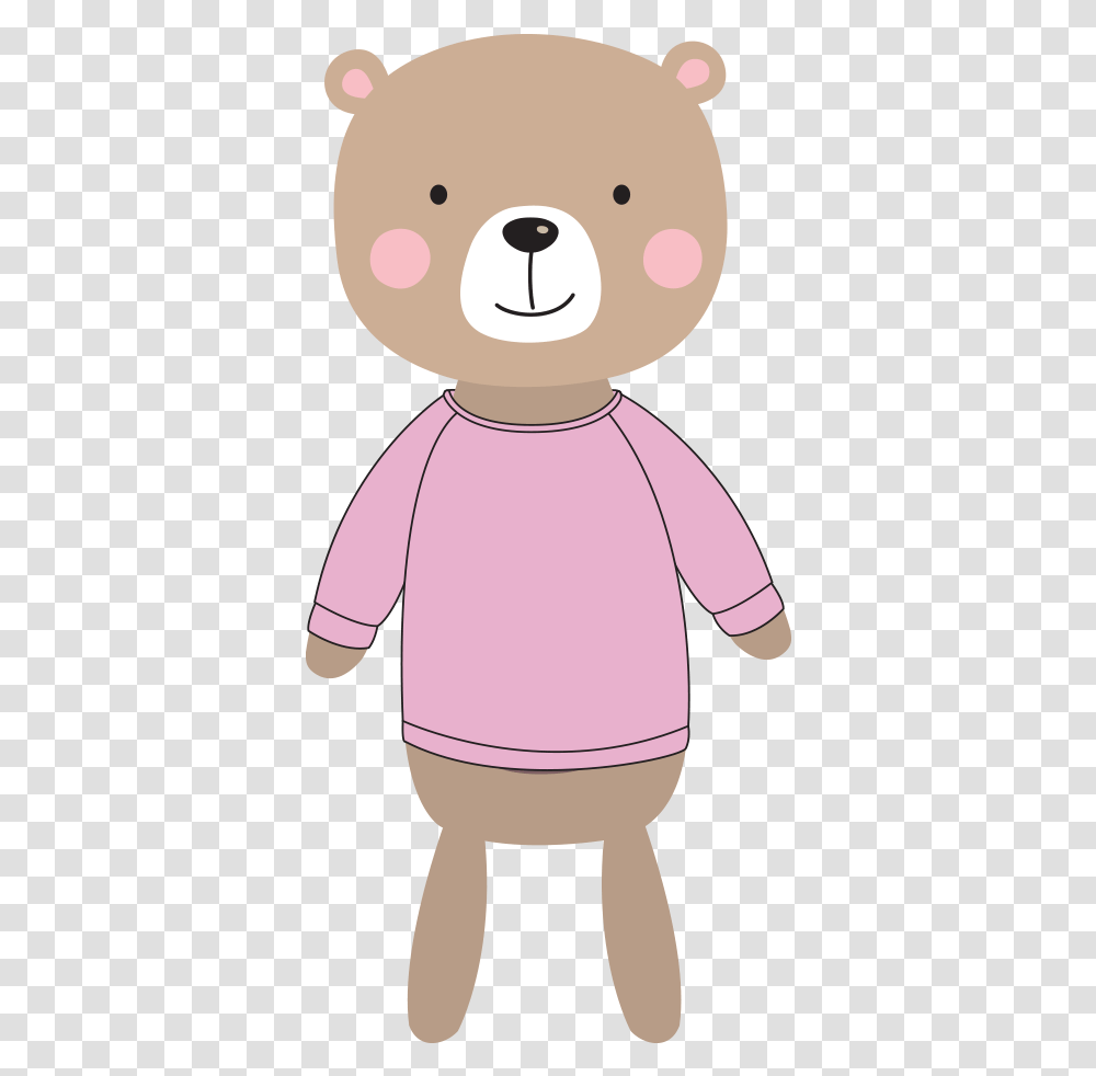 Teddy Bear Cartoons Teddy Bear, Sleeve, Apparel, Long Sleeve Transparent Png