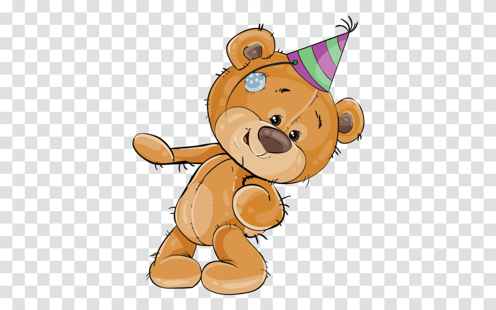 Teddy Bear Clipart Birthday Bear In Clipart, Apparel, Toy, Hat Transparent Png