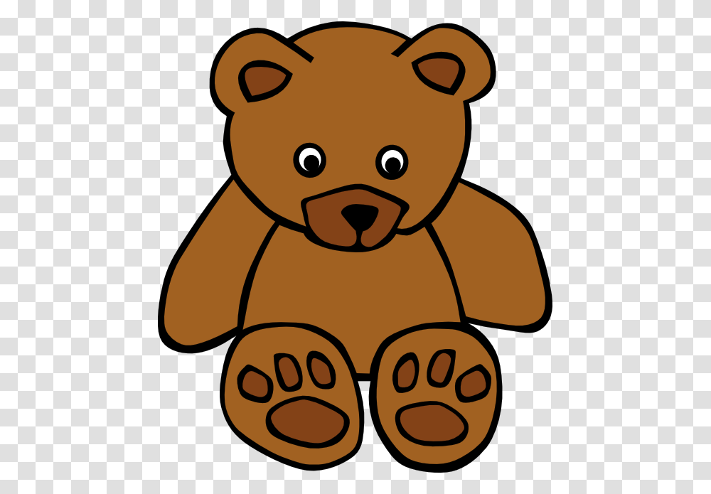 Teddy Bear Clipart Black And White, Toy, Plush Transparent Png