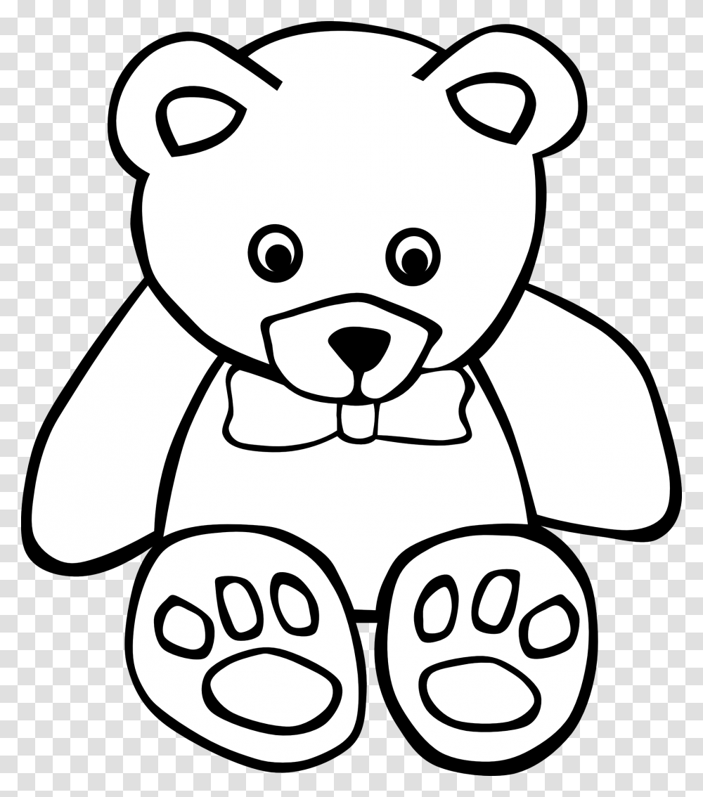 Teddy Bear Coloring, Toy, Plush Transparent Png