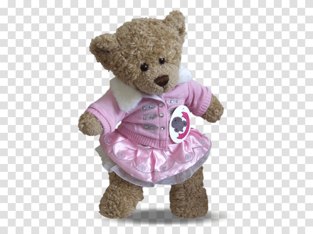Teddy Bear Outfit Pink Knitted Jacket Outfit Teddy Bear, Toy, Plush Transparent Png