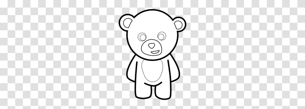 Teddy Bear Outline Clip Art, Stencil, Drawing Transparent Png