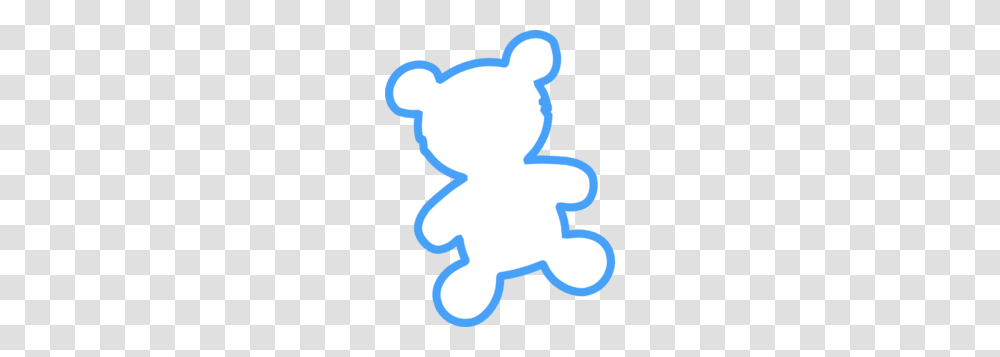 Teddy Bear Outline Clipart, Outdoors, Nature, Snow, Winter Transparent Png