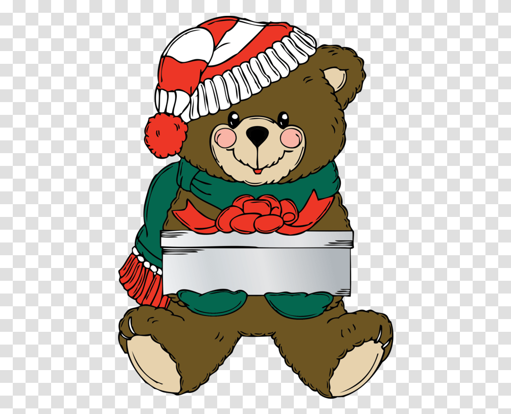 Teddy Bearfoodcarnivoran Clipart Royalty Free Svg Christmas Teddy Bear Clipart, Elf Transparent Png