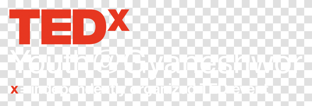 Tedx Logo Black Background Tedx, Alphabet, Word Transparent Png