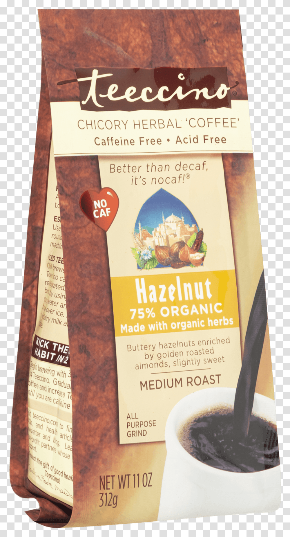 Teeccino, Food, Plant, Advertisement, Flyer Transparent Png