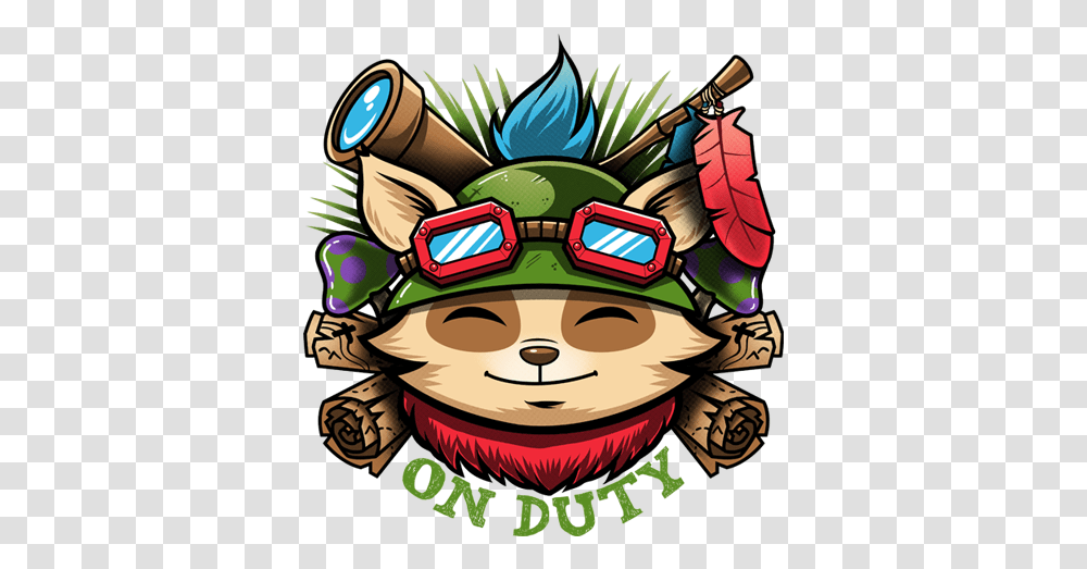 Teemo On Duty, Sunglasses, Costume Transparent Png