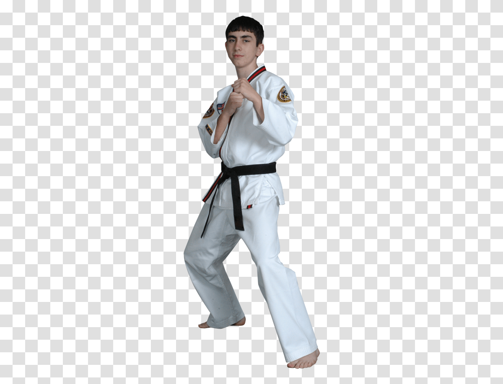 Teen Boy In Ready Stance Brazilian Jiu Jitsu, Person, Human, Martial Arts, Sport Transparent Png