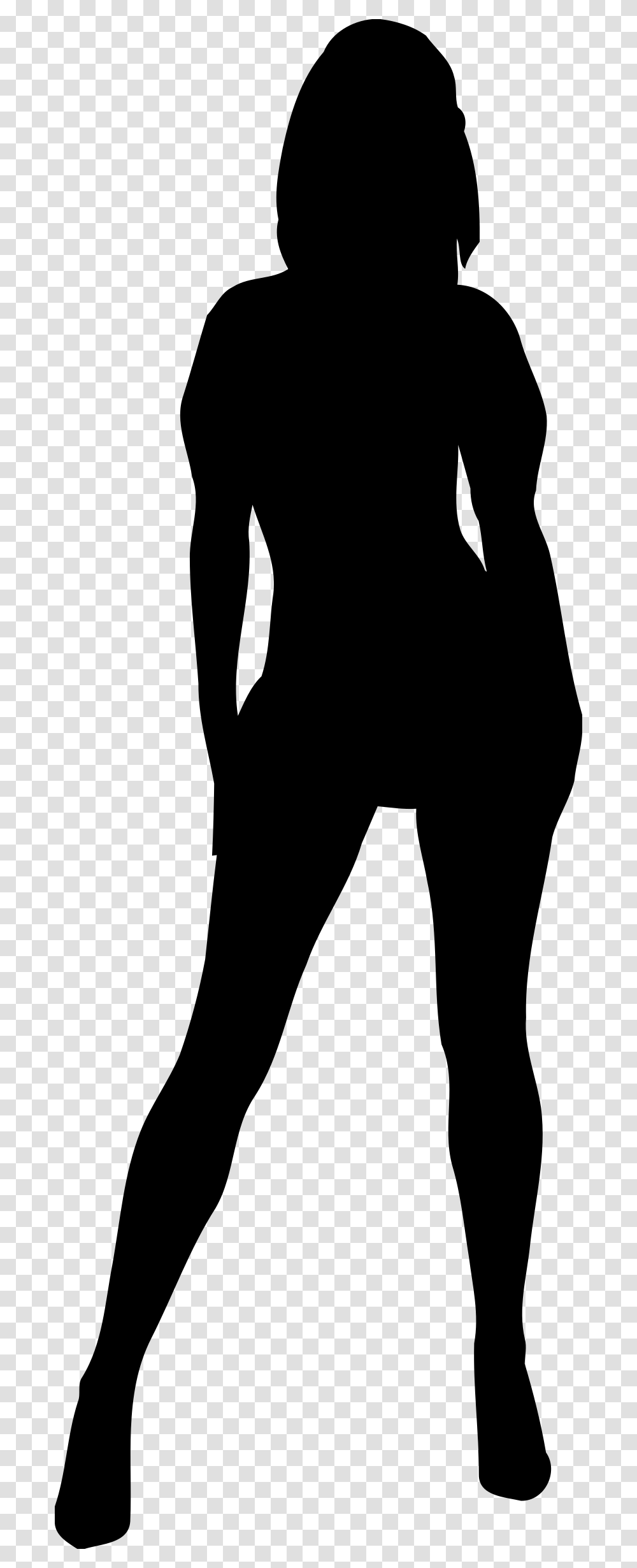 Teen Clipart Silhouette Teen Girl Silhouette, Gray, World Of Warcraft Transparent Png