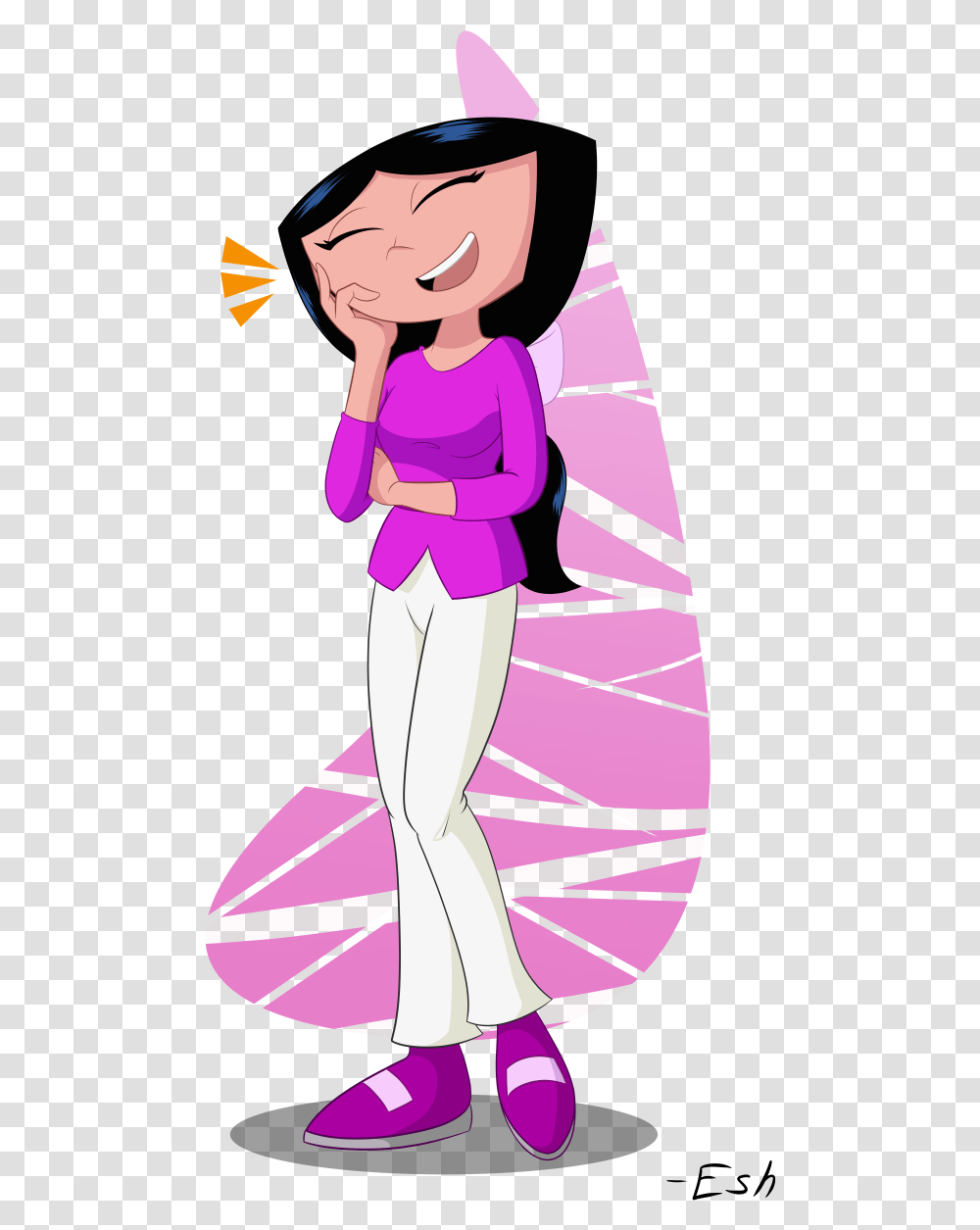 Teen Isabella Having A Laugh, Person, Outdoors, Female, Nature Transparent Png