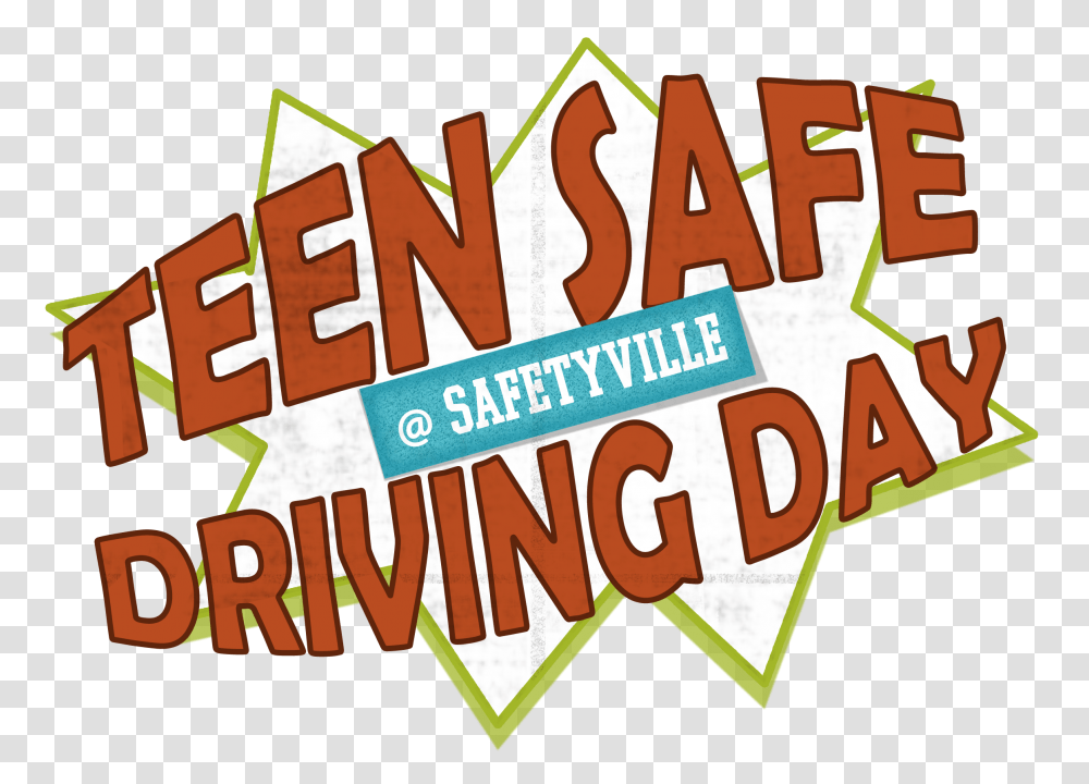 Teen Safe Driving Day, Label, Word, Poster Transparent Png