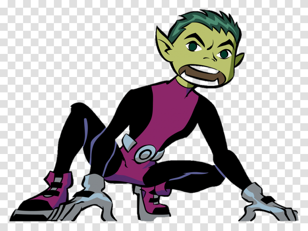 Teen Titans Beast Boy Fighting, Person, Outdoors Transparent Png