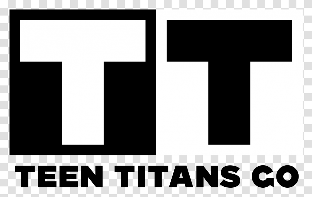 Teen Titans Co Black Text Black And White Font Logo Cartoon Network Logo Meme, Number, Alphabet, Trademark Transparent Png