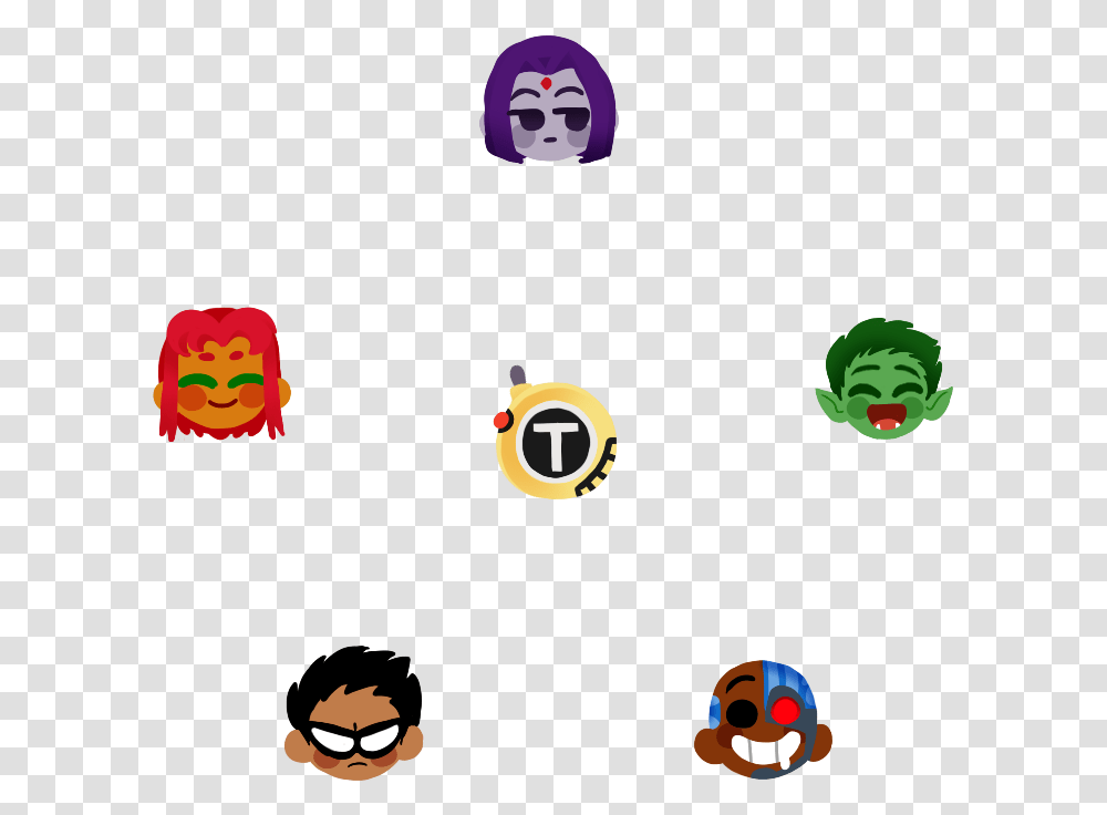 Teen Titans Emoji Stickers Available On Redbubble Here Teen Titans Go Emojis, Angry Birds, Pac Man, Super Mario Transparent Png