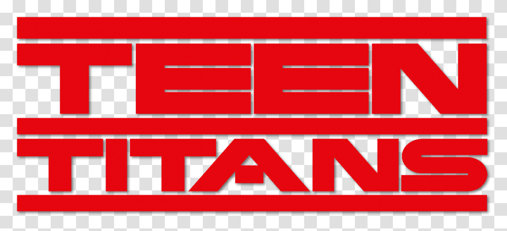Teen Titans Logo Symmetry, Furniture, Label, Cabinet Transparent Png