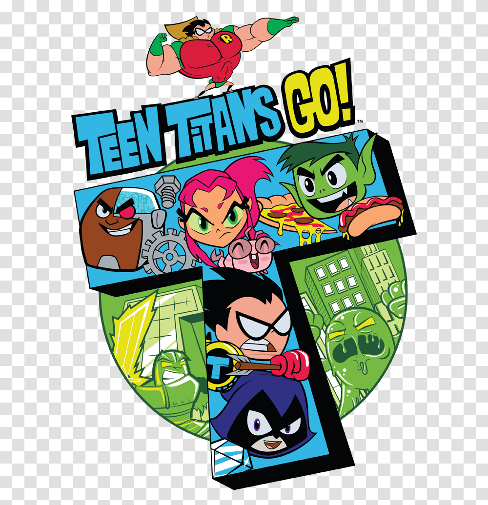 Teen Titans Starfire Teen Titans Go, Label, Poster, Advertisement Transparent Png