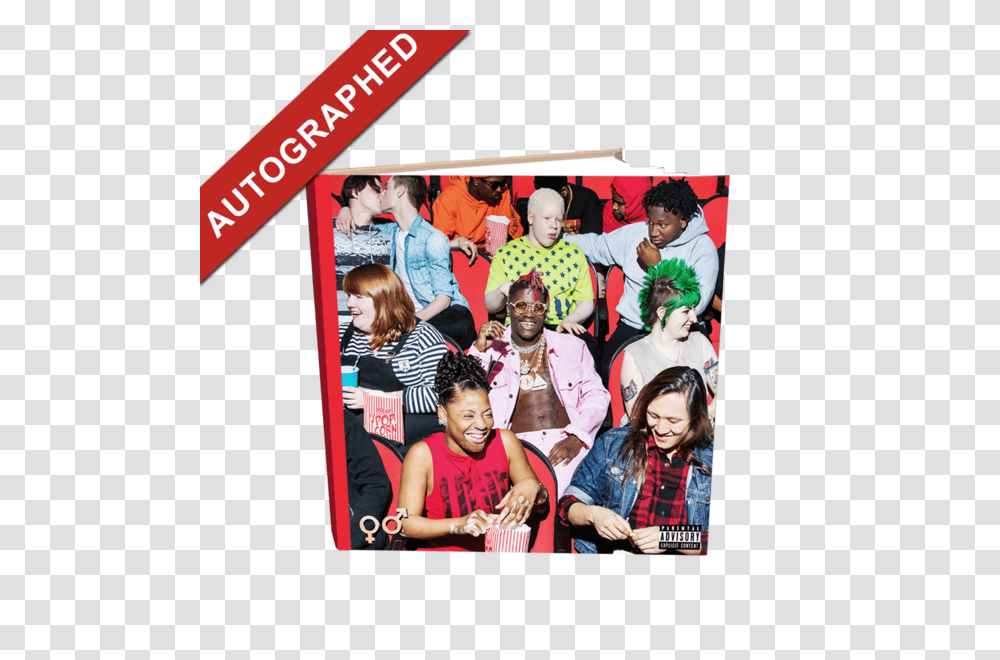 Teenage Emotions Signed Hardbound Book Cd Lil Yachty Store, Person, Poster, Advertisement, Collage Transparent Png