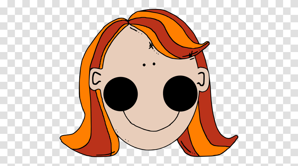 Teenage Girl Cartoon Face Clip Art, Label, Helmet Transparent Png