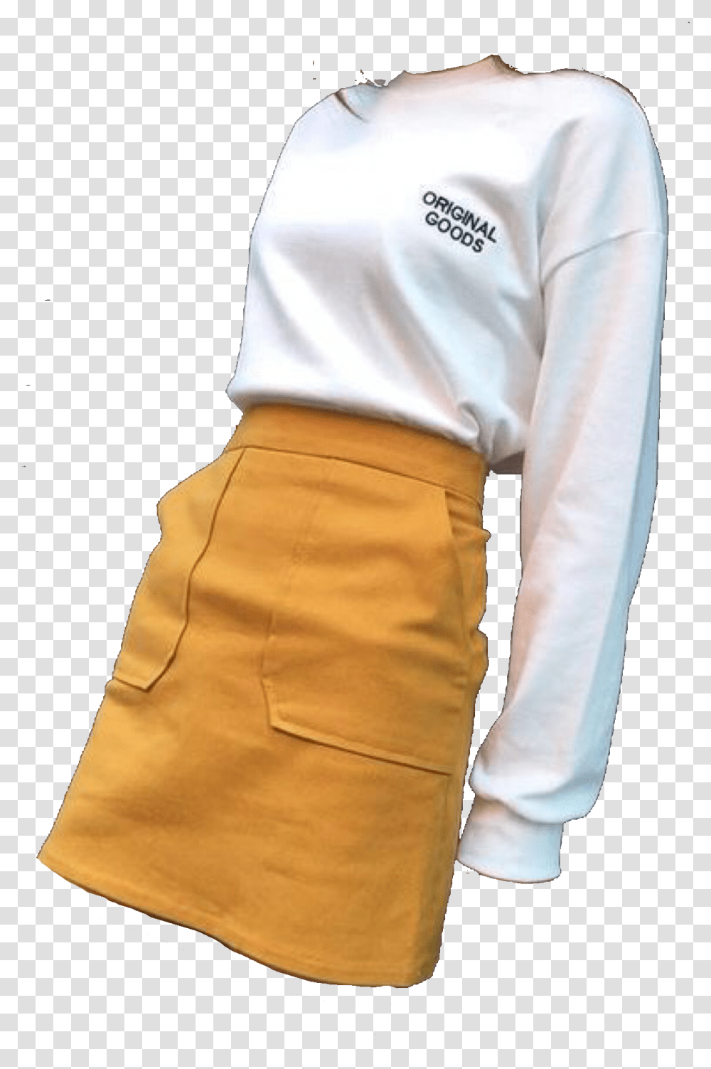 Teenage Girl Cute Aesthetic Girl Clothes, Apparel, Skirt, Female Transparent Png