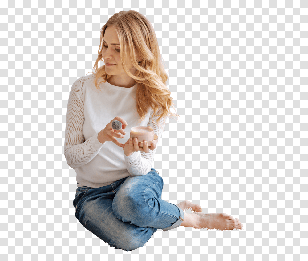 Teenage Girl Girl Sitting, Person, Human, Apparel Transparent Png