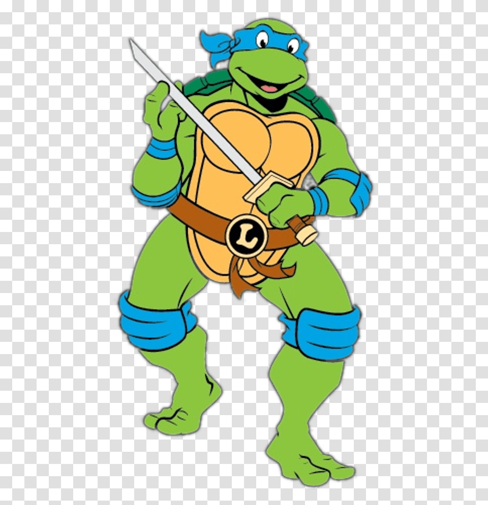 Teenage Mutant Ninja Turtles Cartoon Leonardo, Costume, Duel, Person, Elf Transparent Png