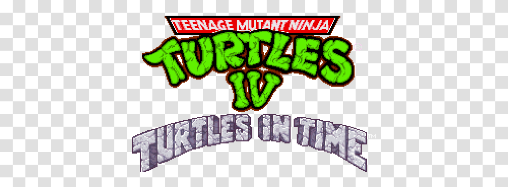 Teenage Mutant Ninja Turtles Iv Teenage Mutant Ninja Turtles Turtles In Time Logo, Text, Book, Alphabet, Word Transparent Png