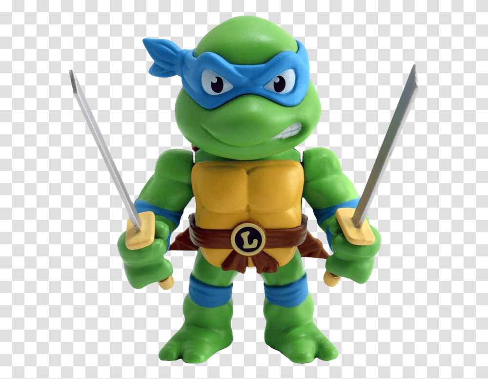 Teenage Mutant Ninja Turtles Leonardo Die Cast Action Figure, Toy, Figurine, Costume, Tortoise Transparent Png