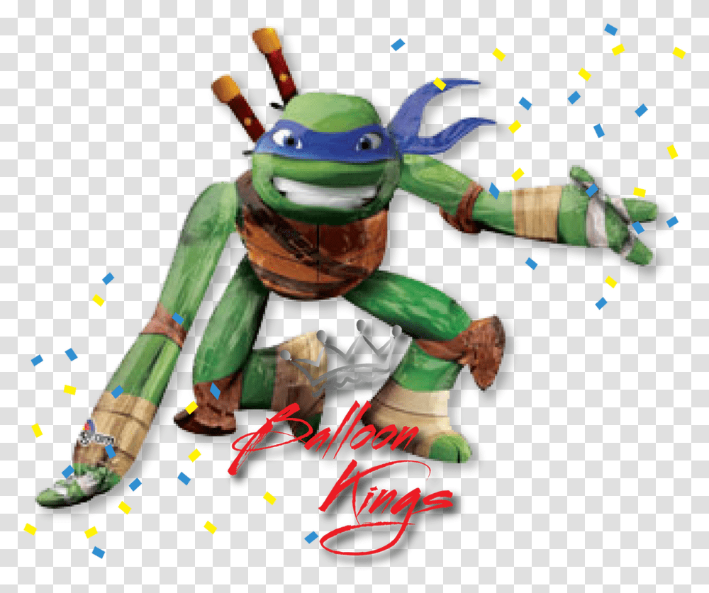 Teenage Mutant Ninja Turtles Leonardo Nickelodeon, Toy, Paper Transparent Png