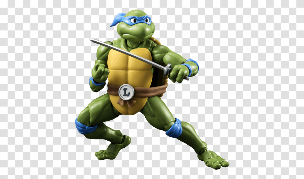 Teenage Mutant Ninja Turtles Leonardo, Toy, Figurine, Green, Sweets Transparent Png