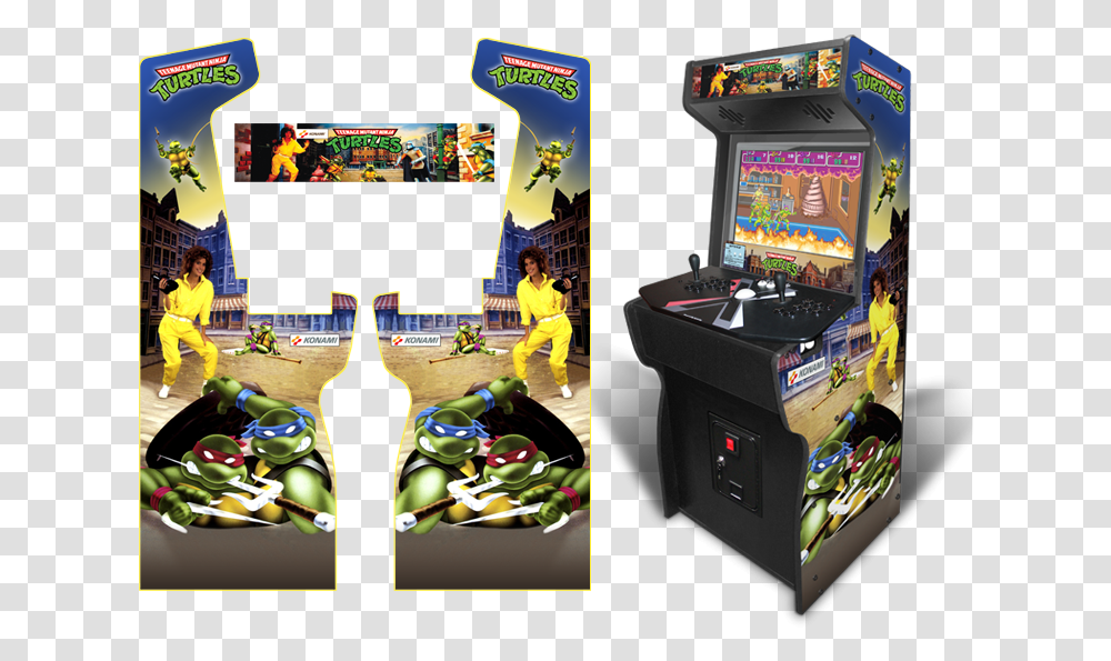 Teenage Mutant Ninja Turtles, Person, Human, Arcade Game Machine, Sink Transparent Png
