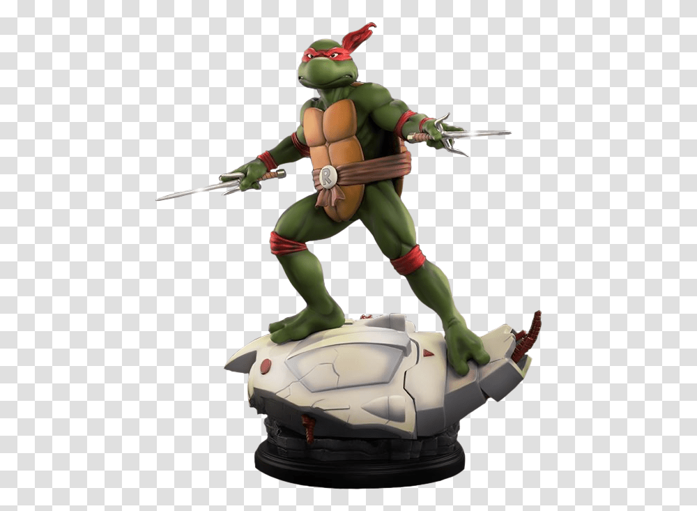 Teenage Mutant Ninja Turtles Statue, Toy, Person, Figurine, Hand Transparent Png