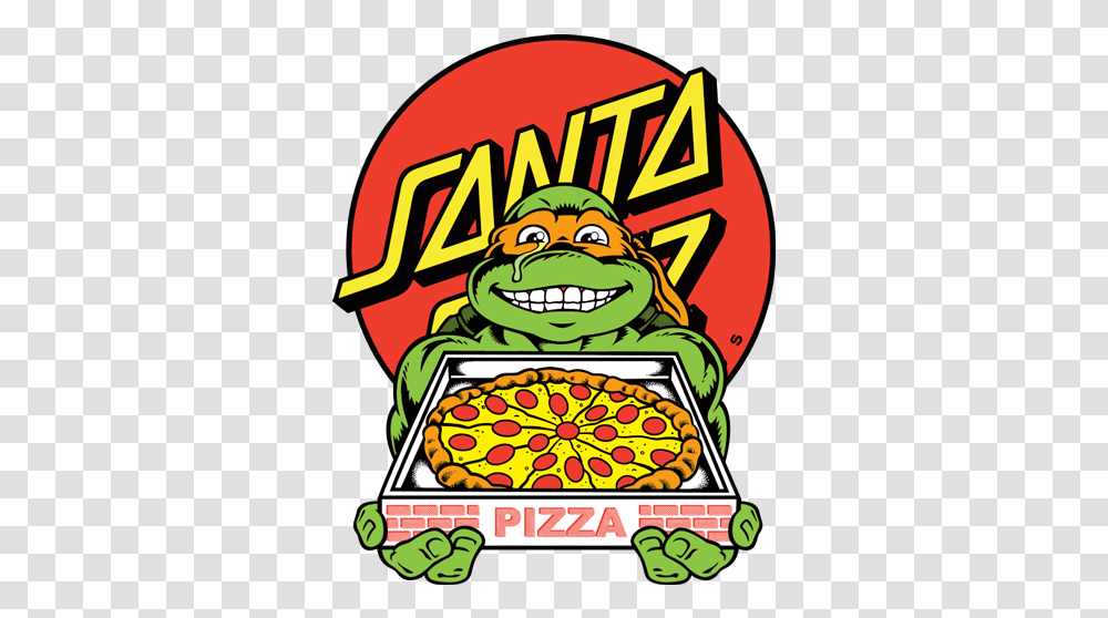 Teenage Mutant Ninja Turtles X Santa Santa Cruz Ninja Turtles, Text, Car, Vehicle, Transportation Transparent Png