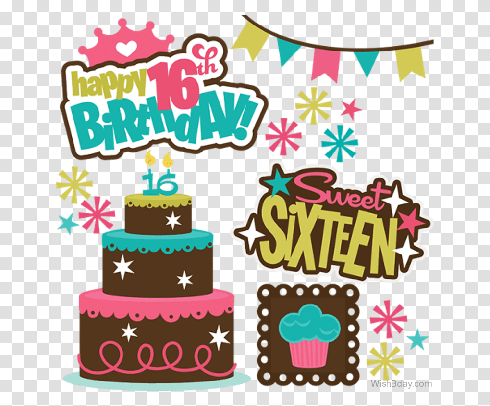 Teenager Clipart Happy 16 Birthday Girl, Advertisement, Flyer, Poster, Paper Transparent Png