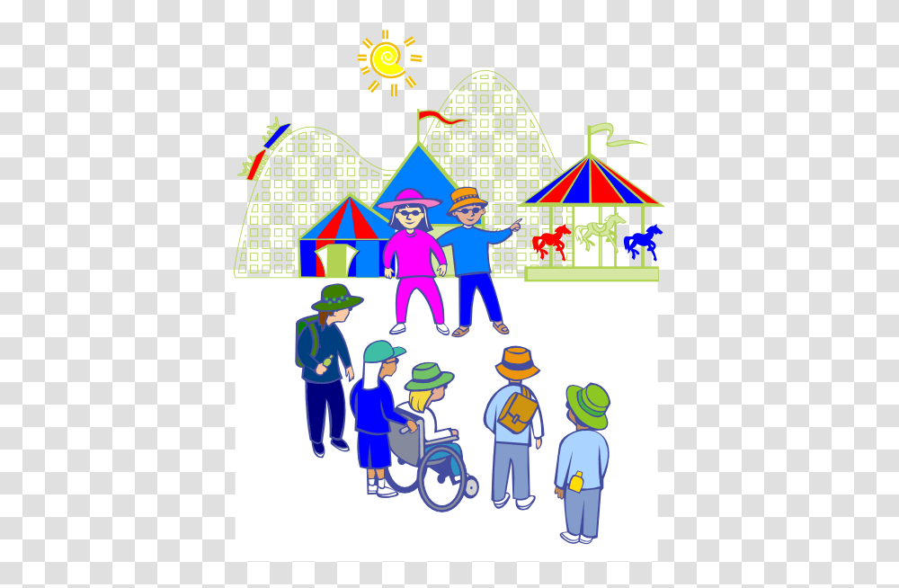 Teens, Person, Amusement Park, Crowd, Theme Park Transparent Png