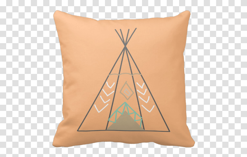 Teepee Camp Pillow Download Cushion Transparent Png