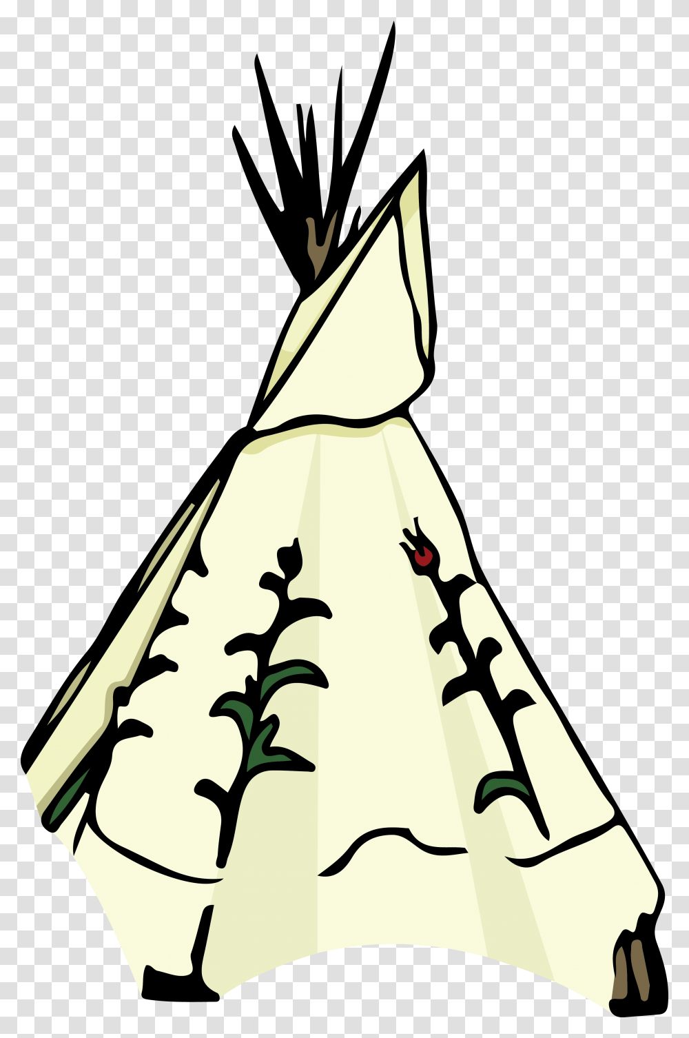 Teepee, Bag, Plant, Gown Transparent Png