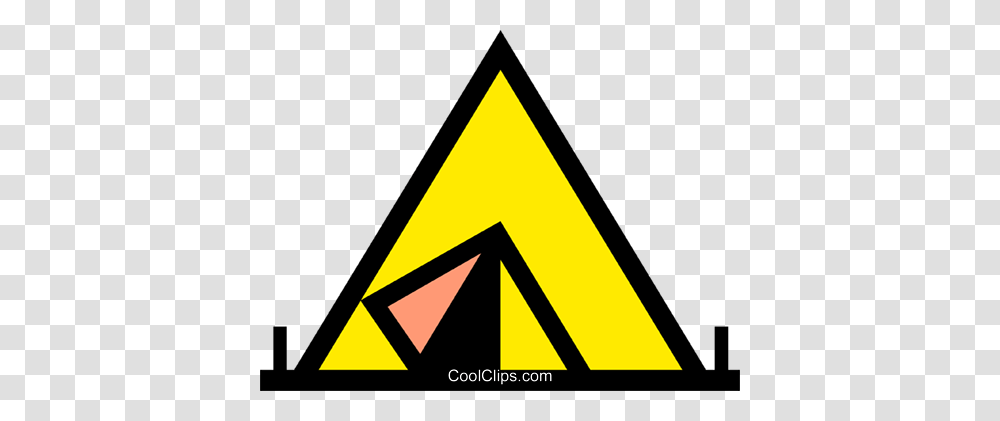 Teepee Royalty Free Vector Clip Art Illustration, Triangle, Sign Transparent Png