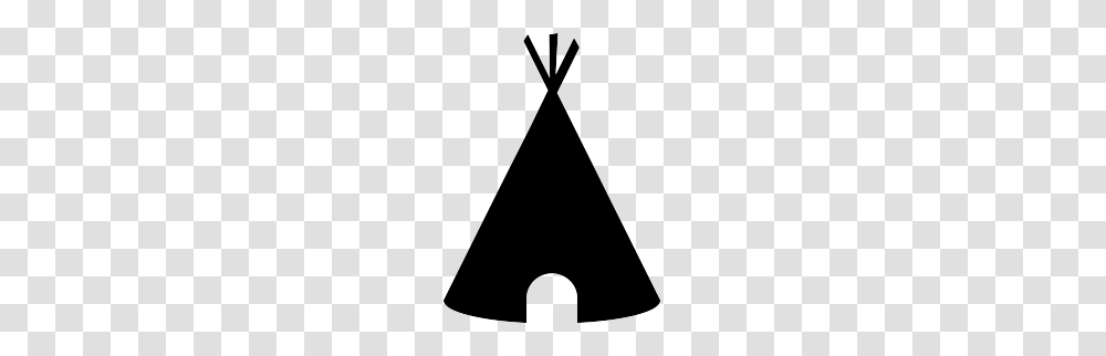 Teepee Silhouette Free First Presbyterian, Triangle, Lamp, Star Symbol Transparent Png