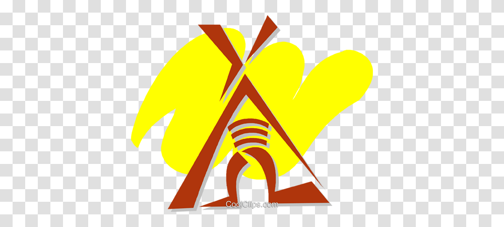 Teepees And Tents Royalty Free Vector Clip Art Illustration, Triangle, Angry Birds Transparent Png