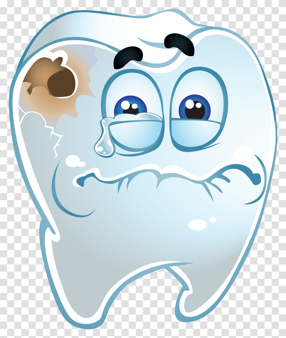 Teeth Cartoon Tooth And Cavity, Nature, Outdoors, Piggy Bank, Label Transparent Png