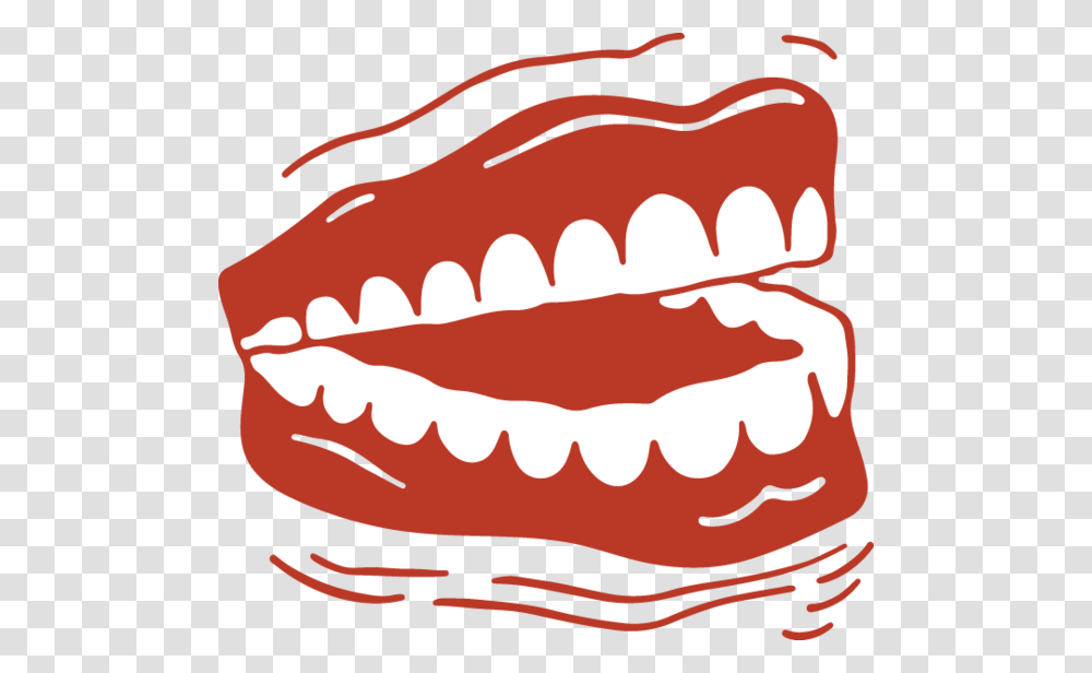 Teeth Clipart Mulut Chattering Teeth Clipart, Mouth Transparent Png