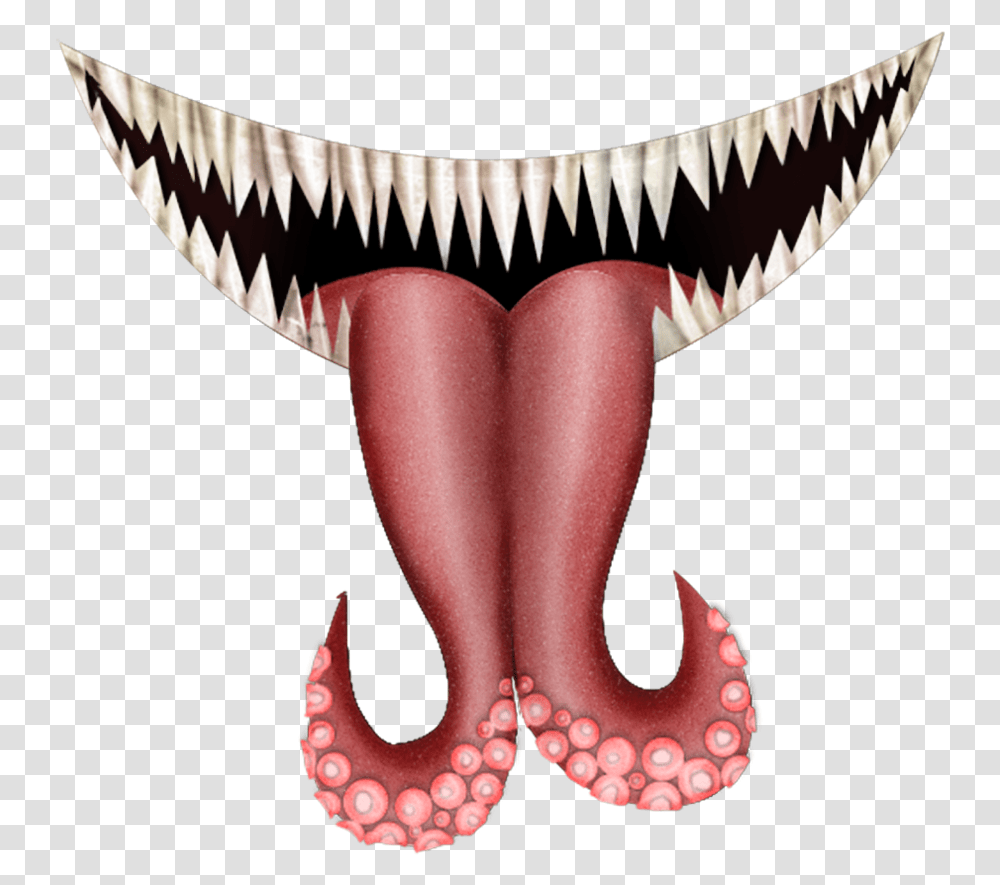 Teeth Creepy Mouth Scary, Animal, Invertebrate, Sea Life, Octopus Transparent Png