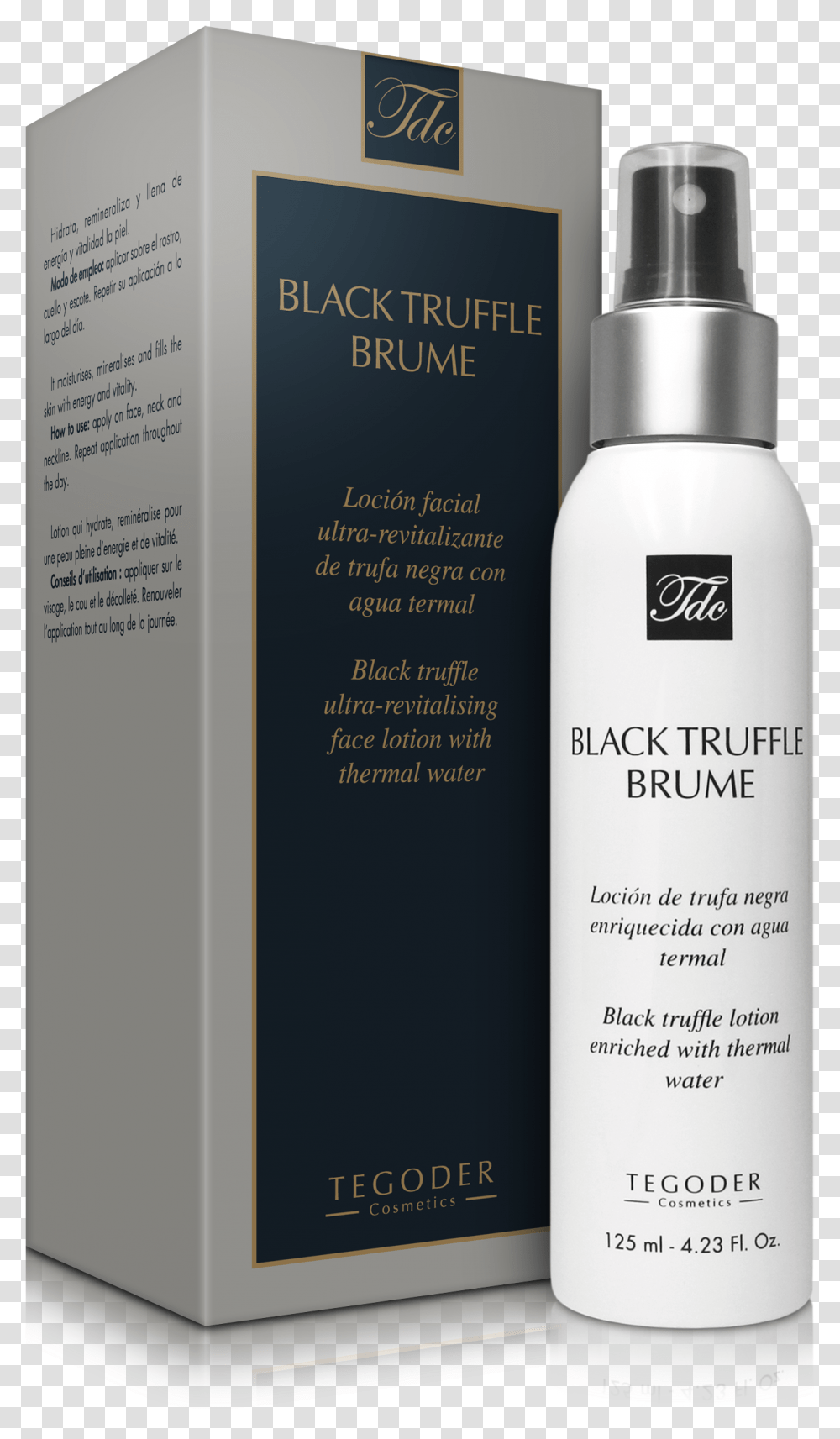 Tegoder Black Truffle Brume, Bottle, Label, Shampoo Transparent Png