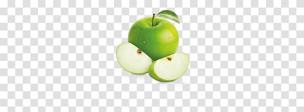 Teisseire Products Les Fruits Green Apple Green Apple Fruit, Plant, Food, Sliced, Tennis Ball Transparent Png