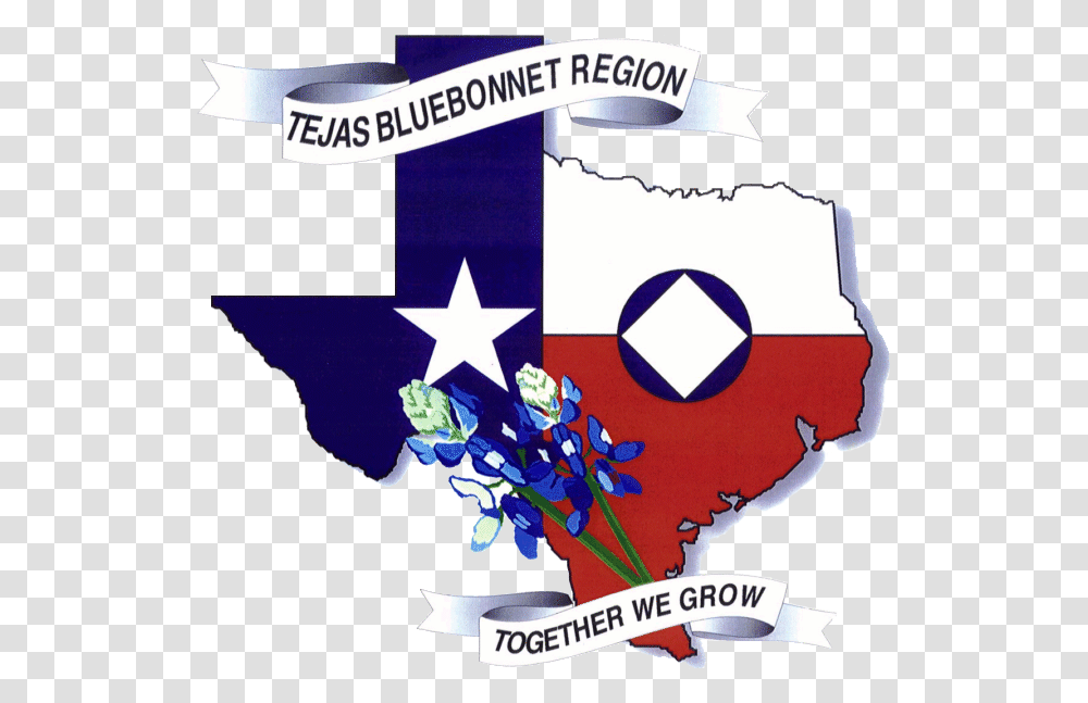 Tejas Bluebonnet Logo Texas State Flag, Poster, Advertisement, Star Symbol Transparent Png