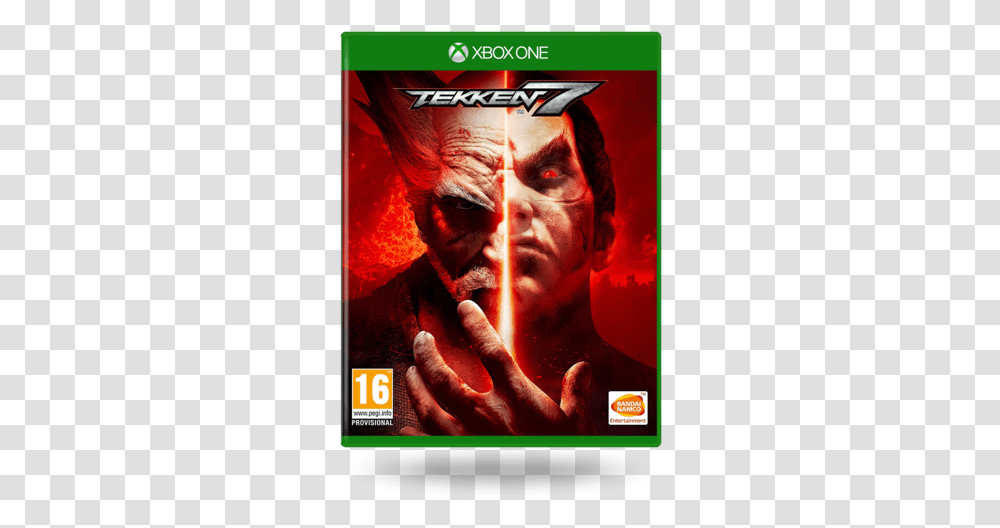 Tekken 7 Xbox One Cd Tekken 7 Xbox One Box, Advertisement, Poster, Person, Flyer Transparent Png