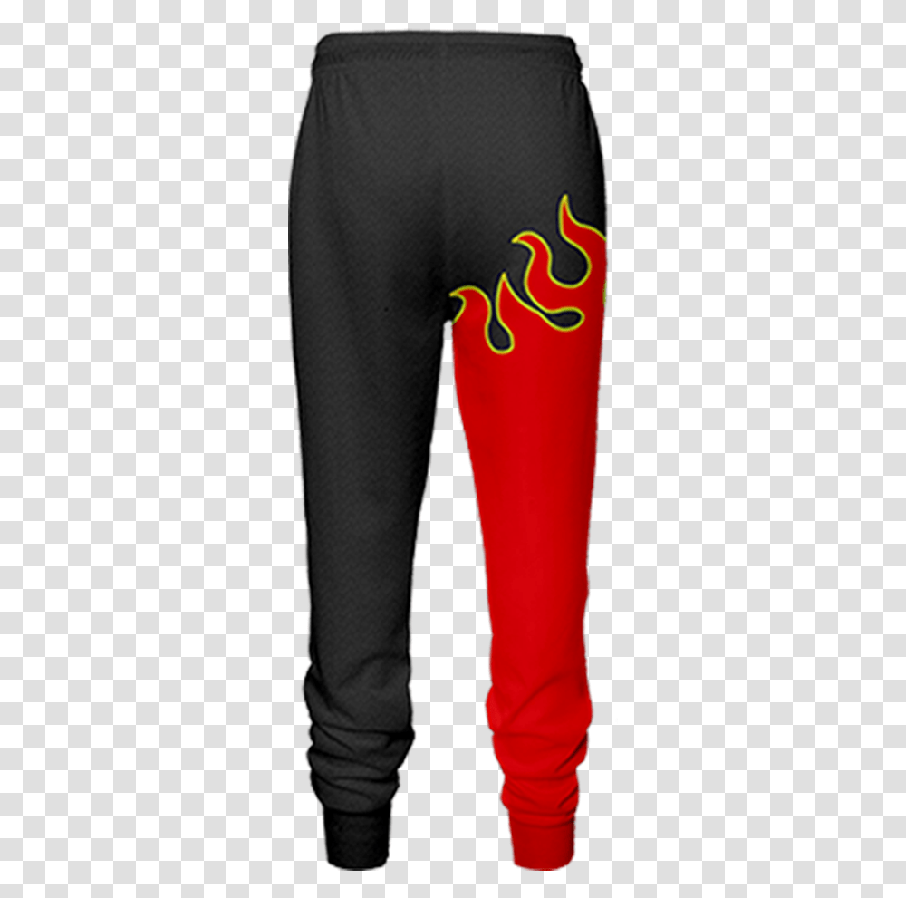 Tekken Jin Kazama Red Flame Cosplay Jogging Pants Fullprinted Pocket, People, Person, Footwear Transparent Png